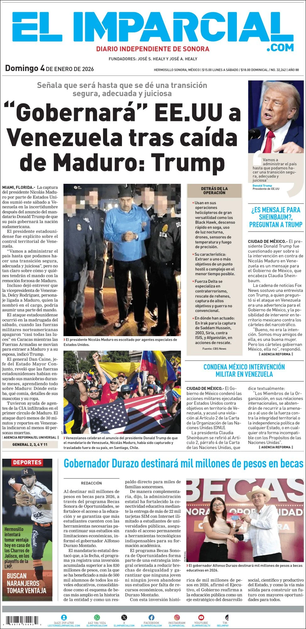 Portada de El Imparcial