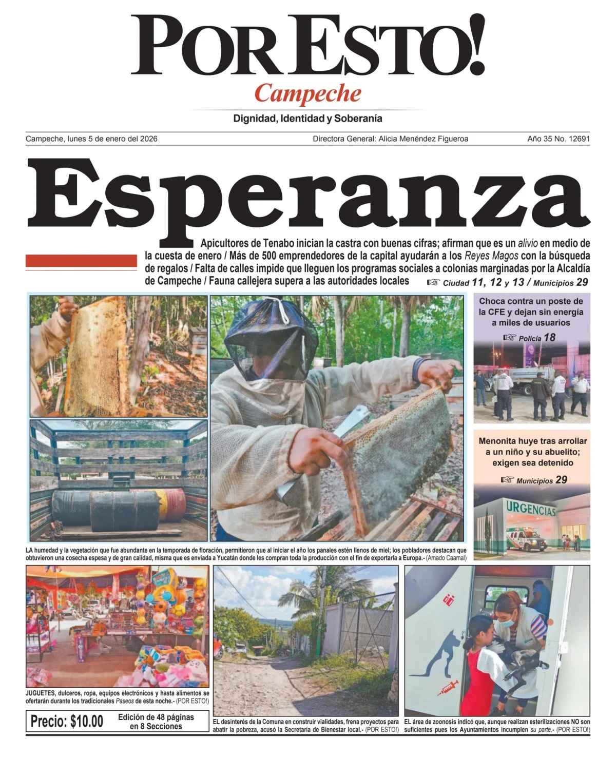 Portada de Por Esto (campeche)