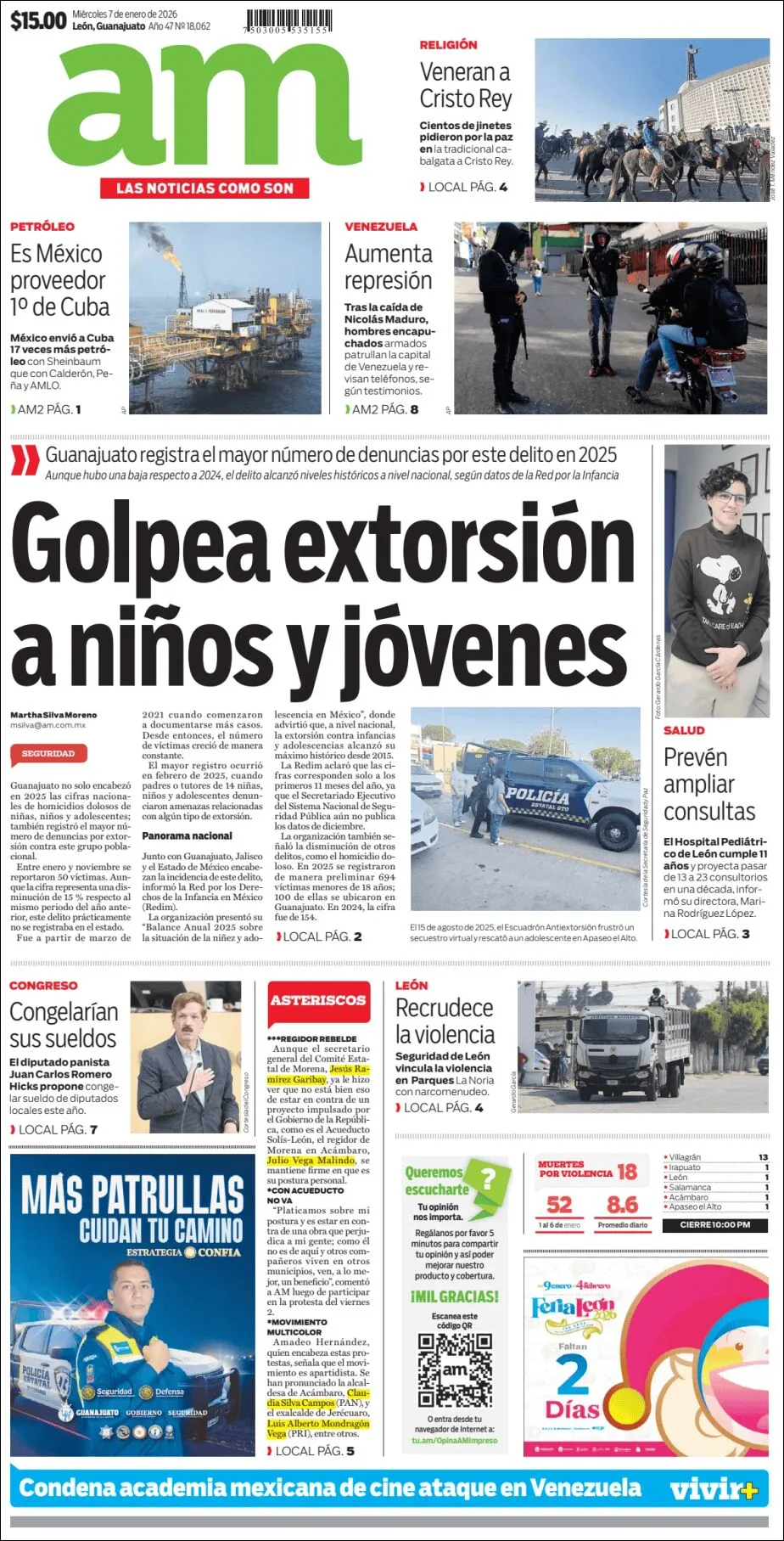 Portada de Am Corredor Industrial del miércoles, 7 de enero de 2026