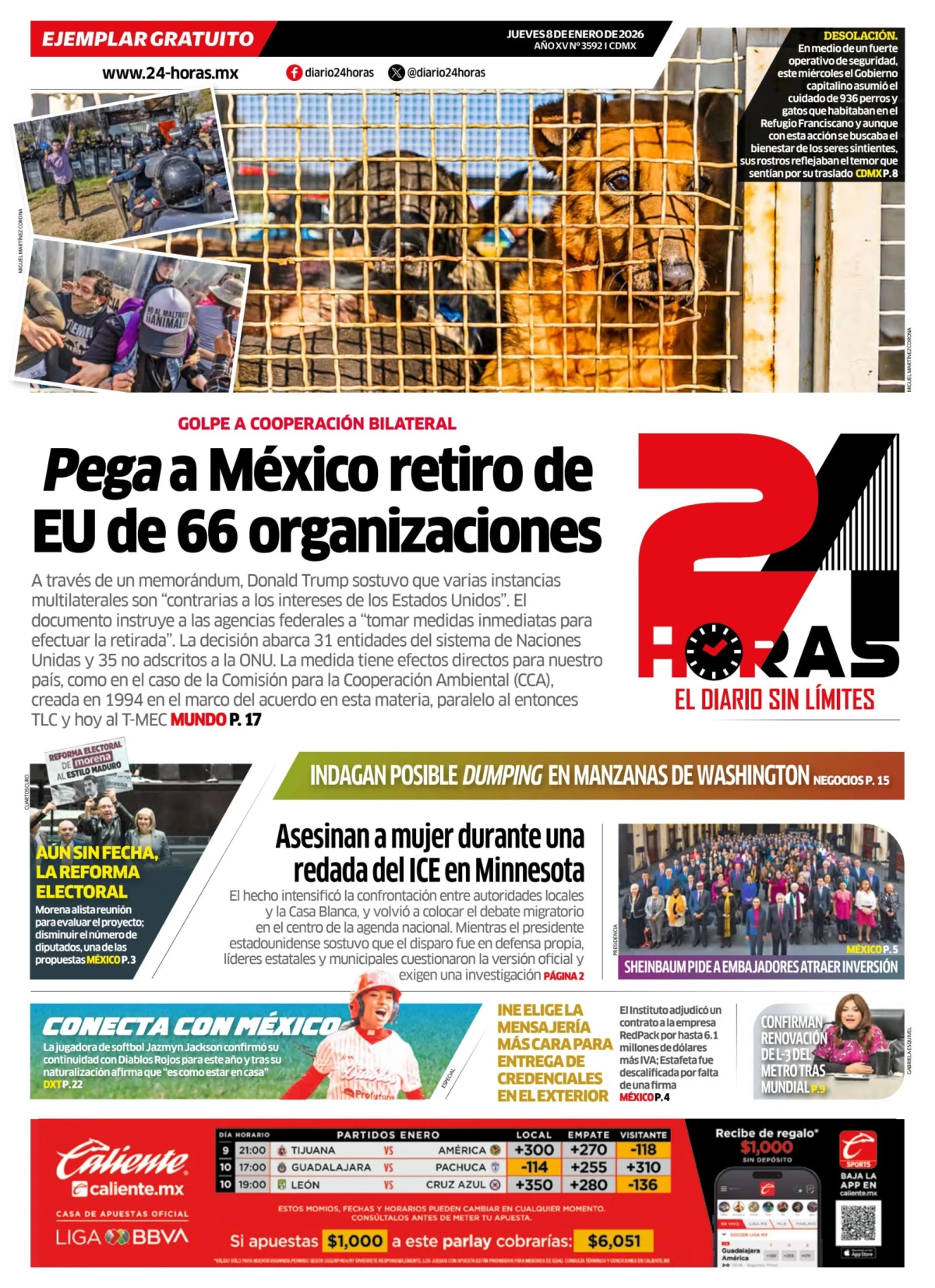 Portada de 24 Horas
