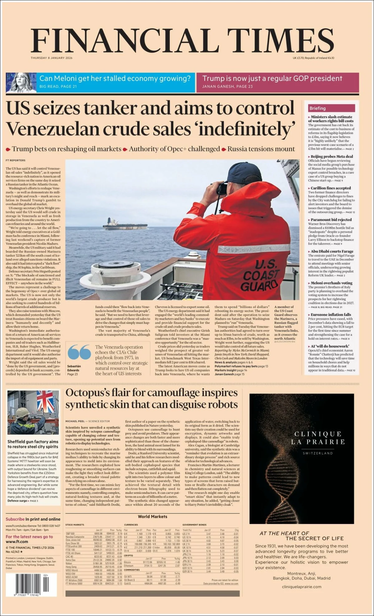 Portada de Financial Times