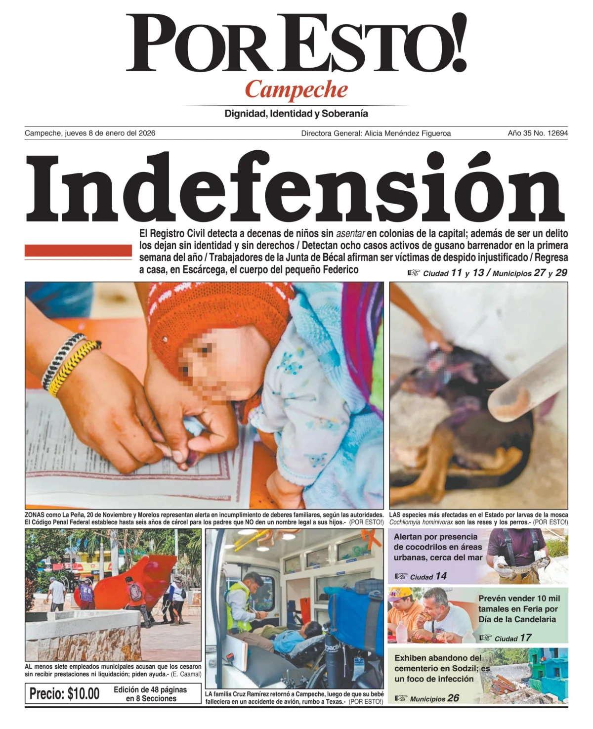 Portada de Por Esto (campeche)