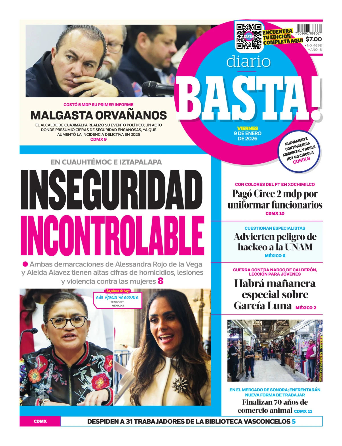Portada de Basta! (portada)