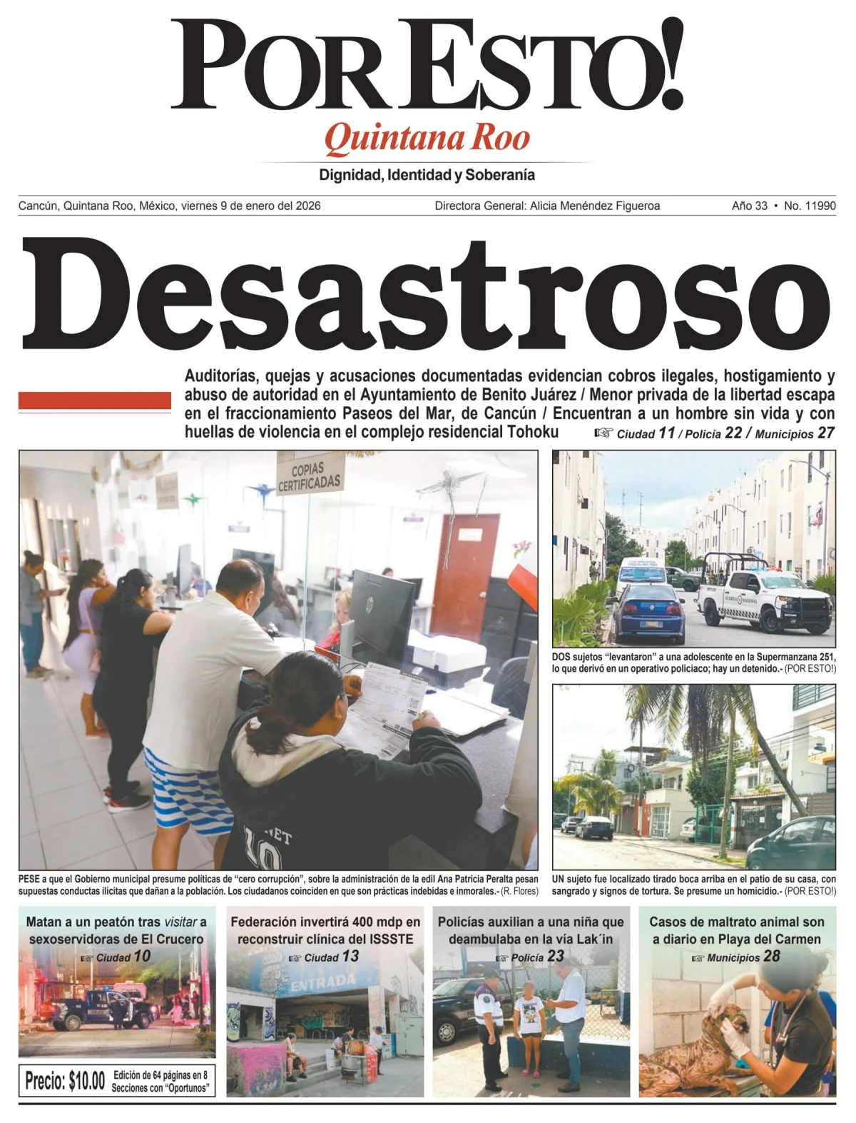 Portada de Por Esto (quintana Roo Cancun)