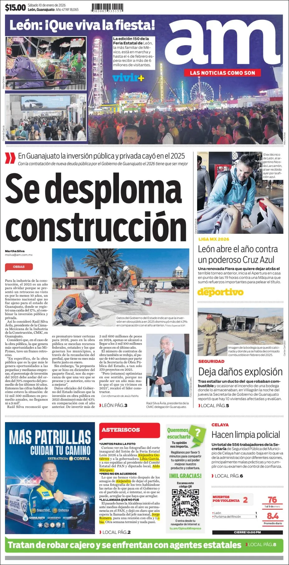 Portada de Am Corredor Industrial del sábado, 10 de enero de 2026