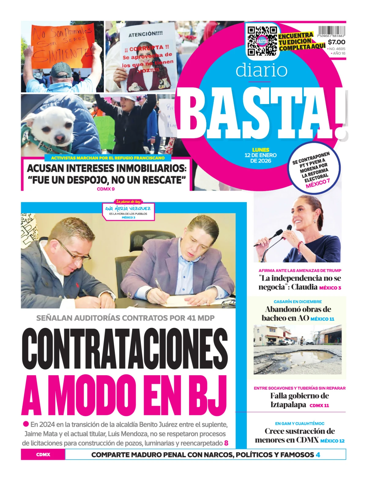 Portada de Basta! (portada)