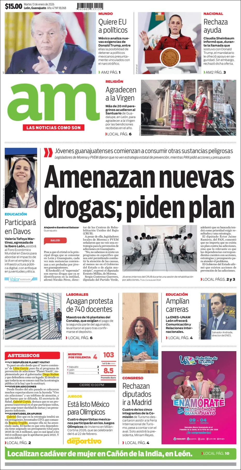 Portada de Am Corredor Industrial del martes, 13 de enero de 2026