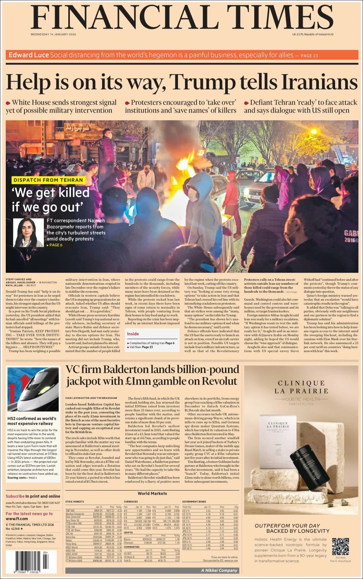 Portada de Financial Times