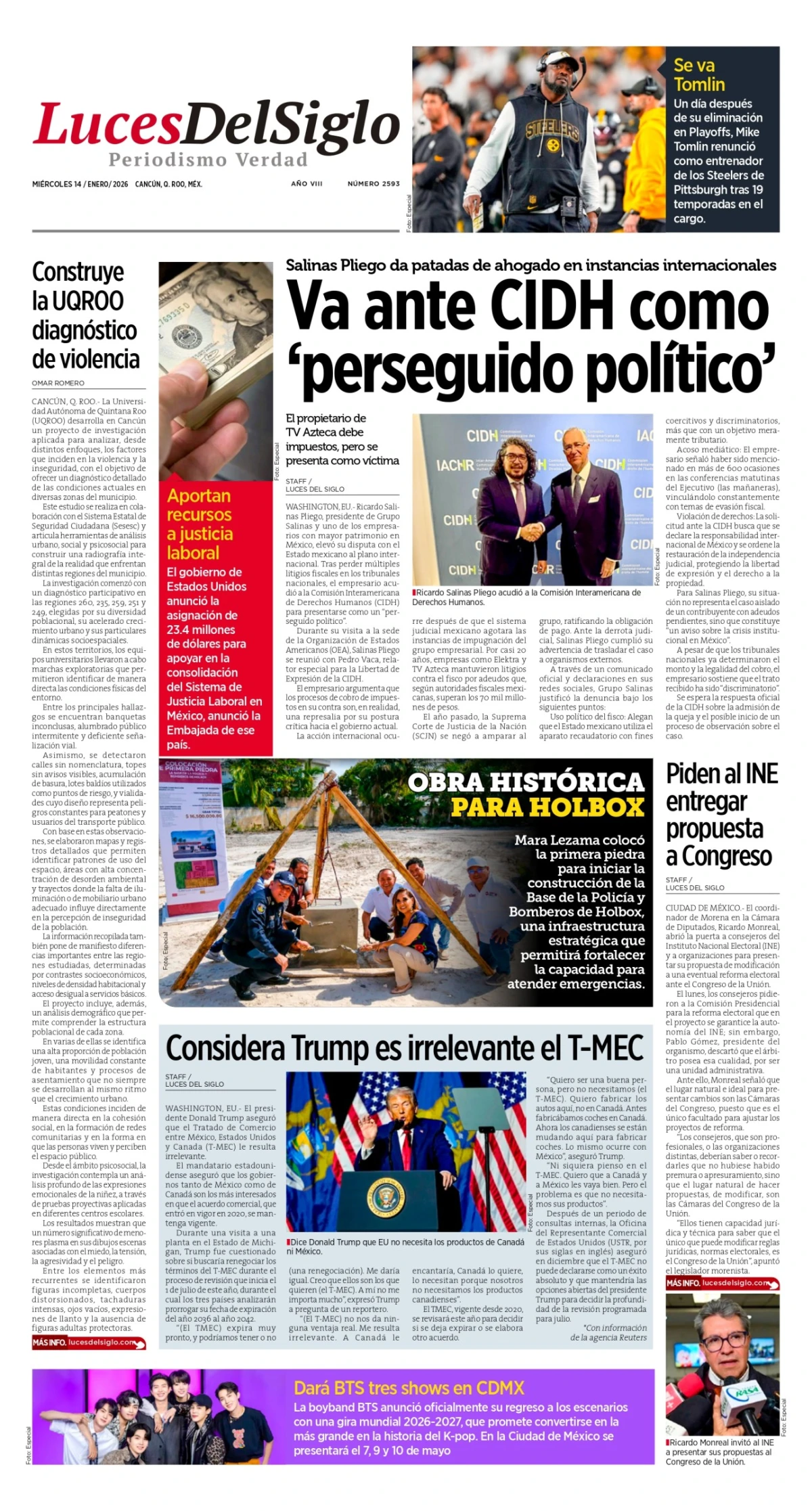 Portada de Luces del Siglo