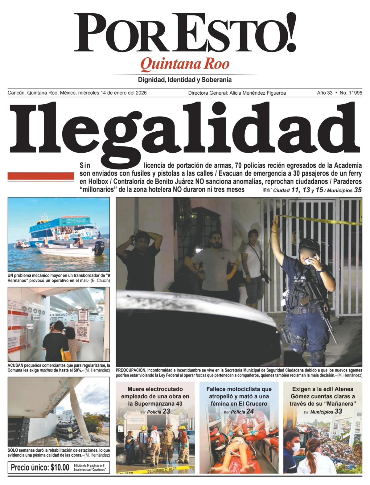 Portada de Por Esto (quintana Roo Cancun)