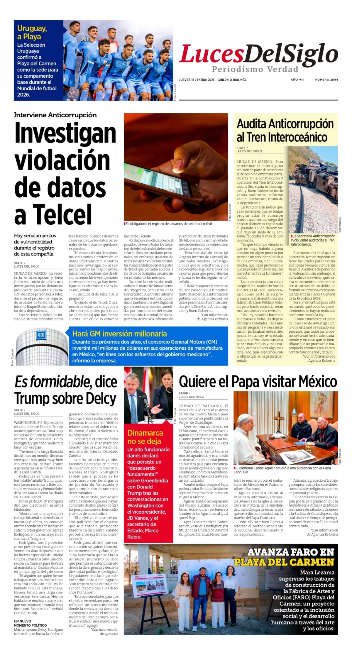 Portada de Luces del Siglo