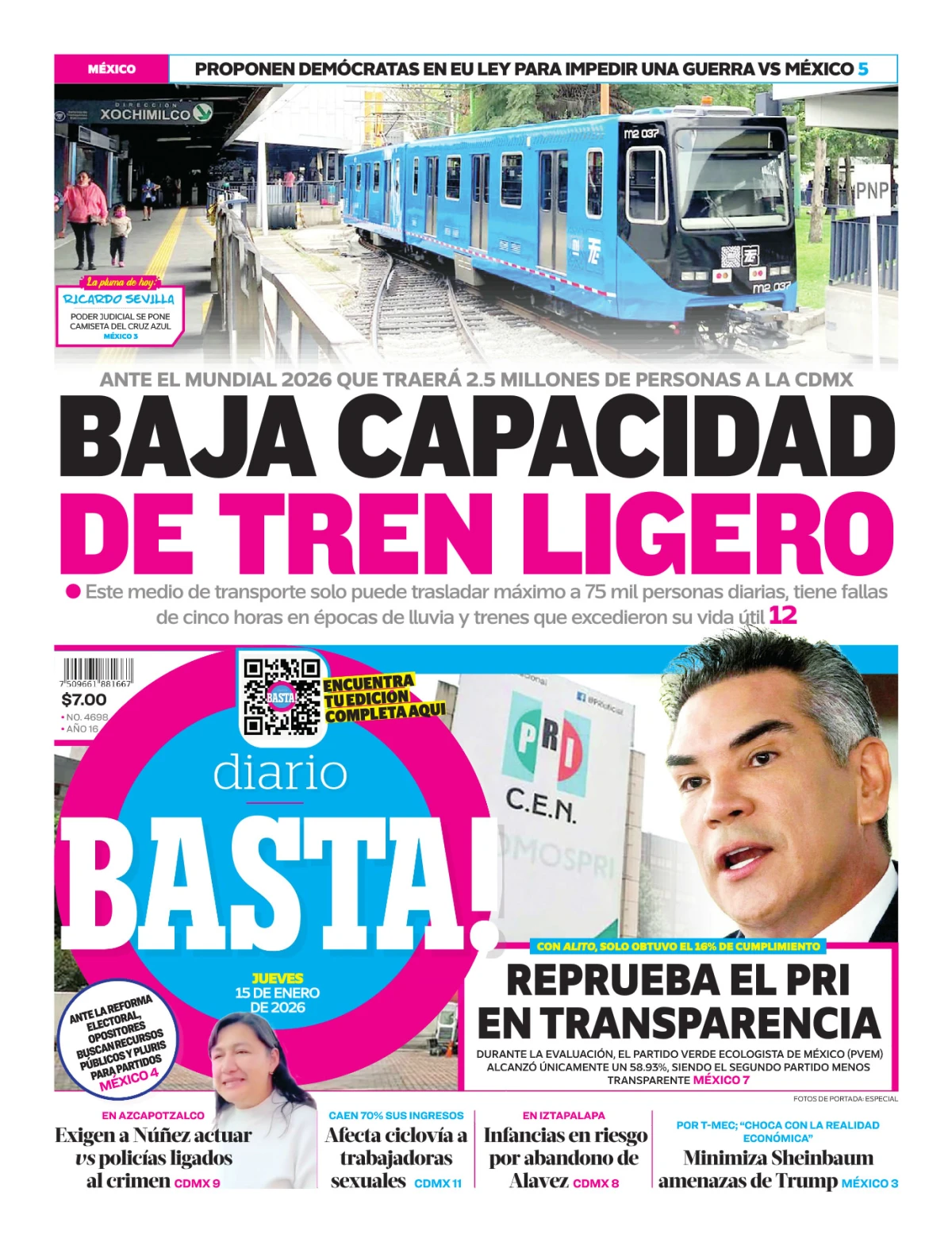 Portada de Basta! (portada)