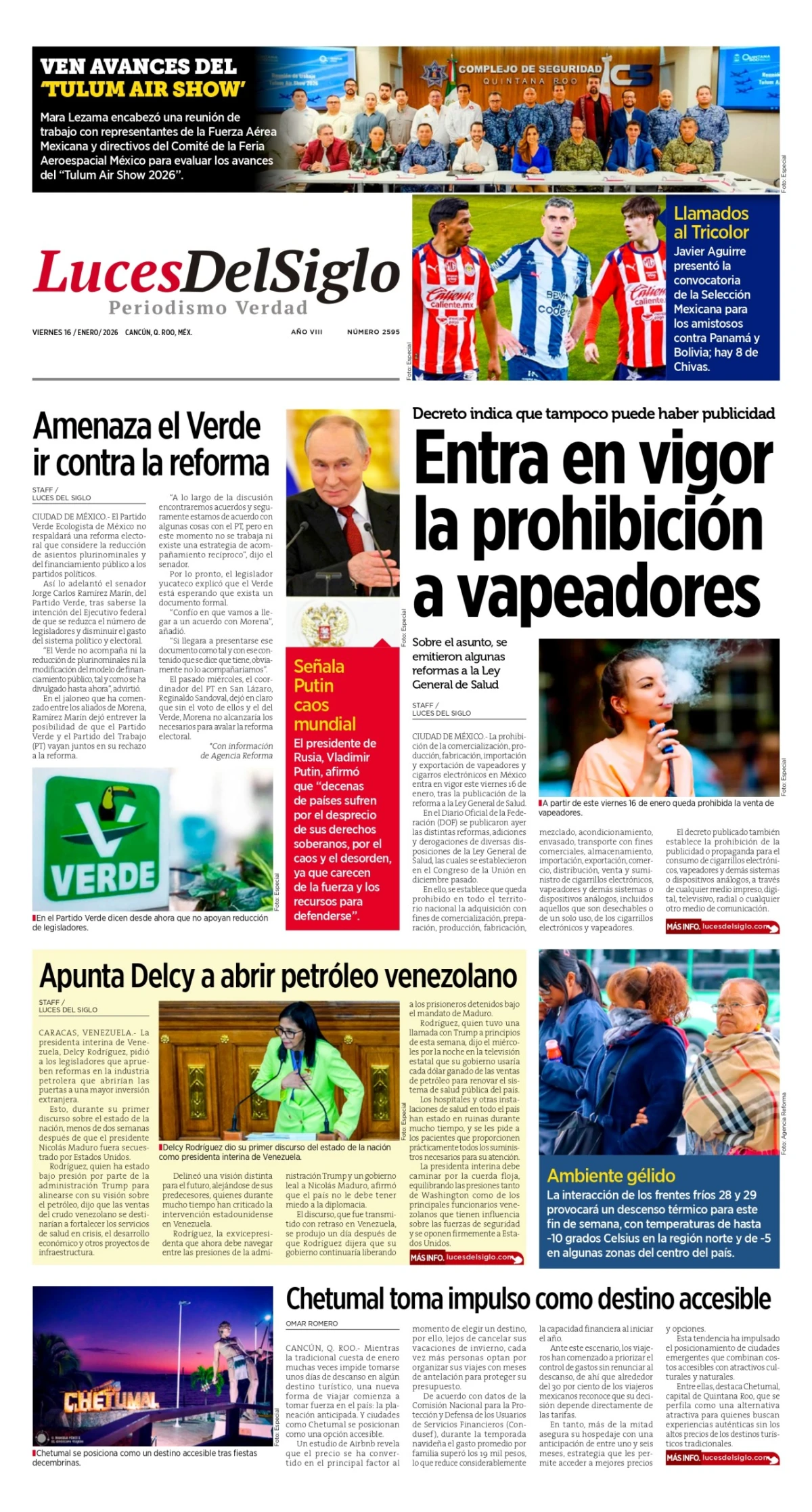 Portada de Luces del Siglo