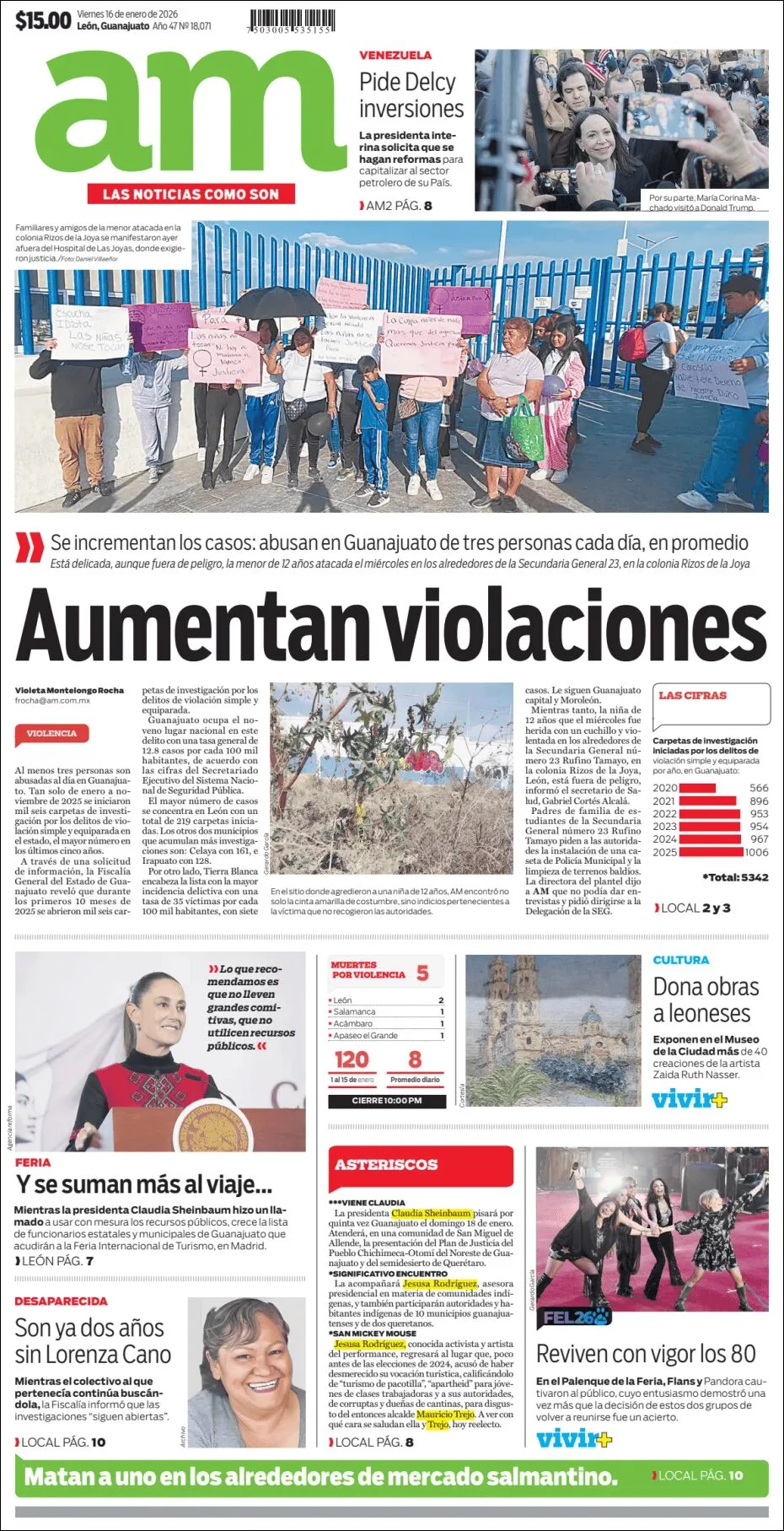 Portada de Am Corredor Industrial del viernes, 16 de enero de 2026