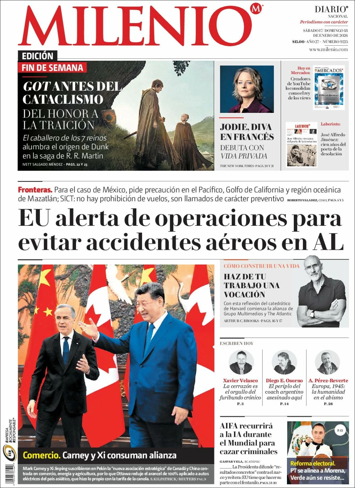 Portada de Milenio