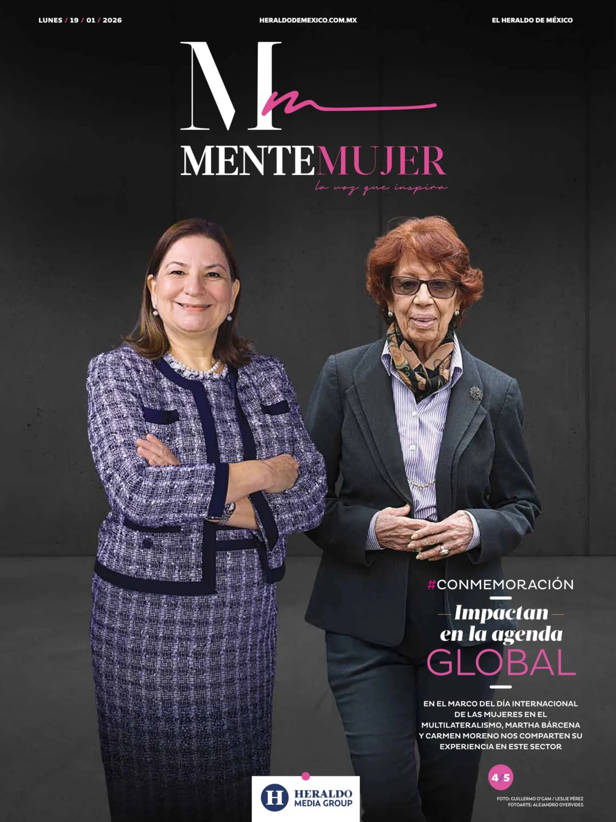Portada de El Heraldo de Mexico - Mente Mujer del 2026-01-19