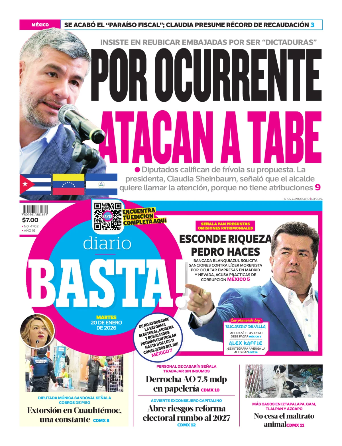 Portada de Basta! (portada)