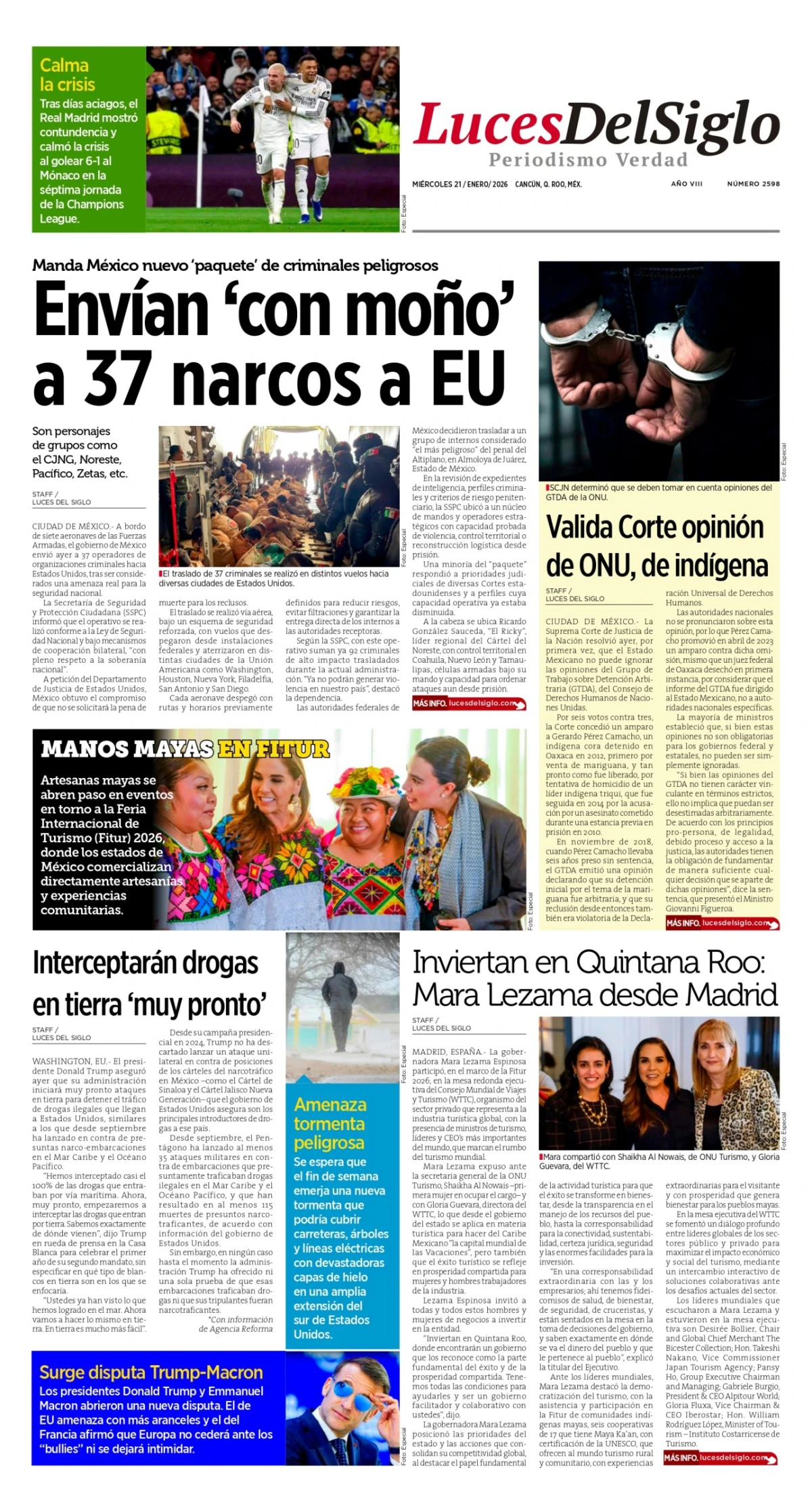 Portada de Luces del Siglo