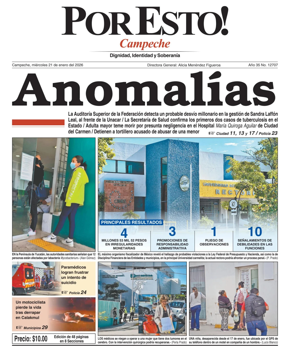 Portada de Por Esto (campeche)