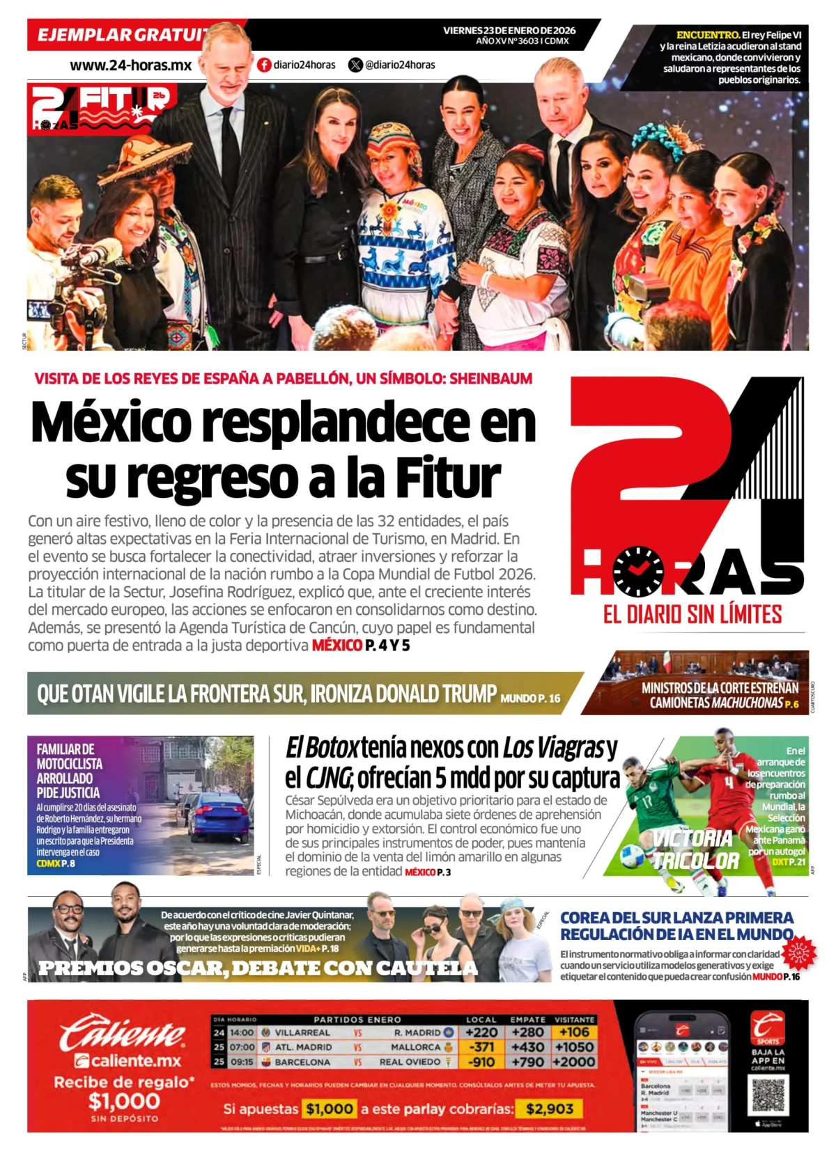 Portada de 24 Horas