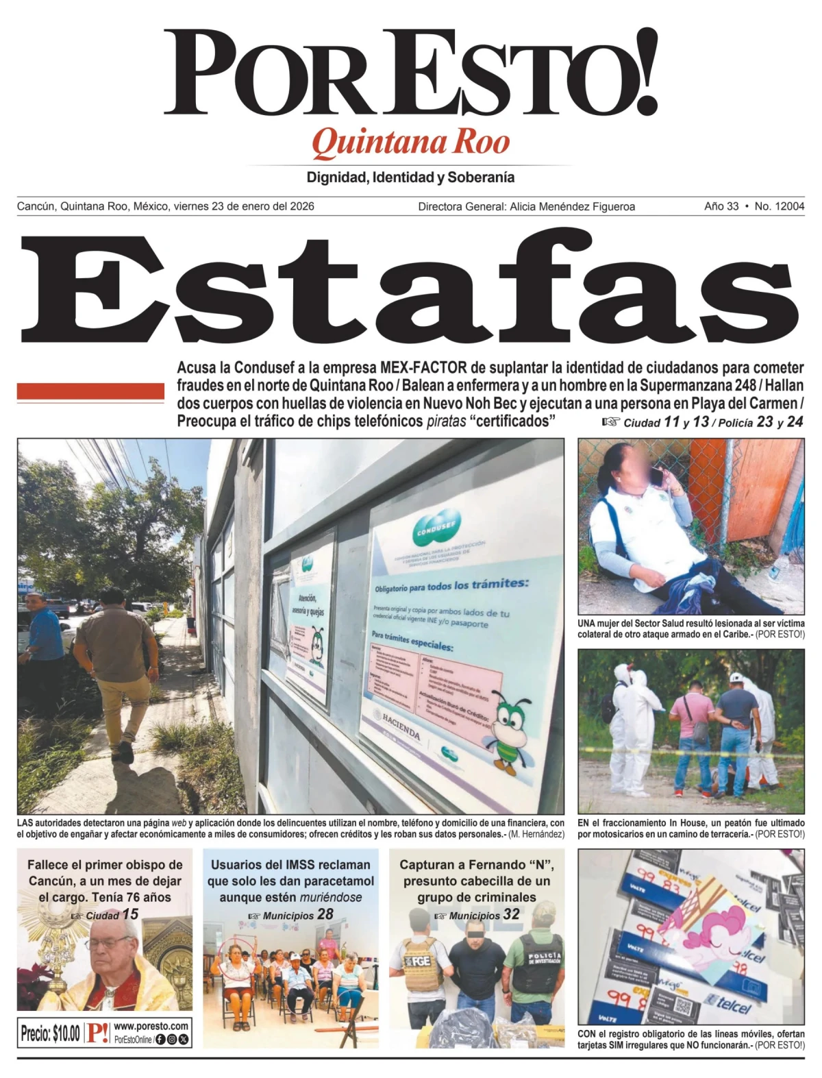 Portada de Por Esto (quintana Roo Cancun)