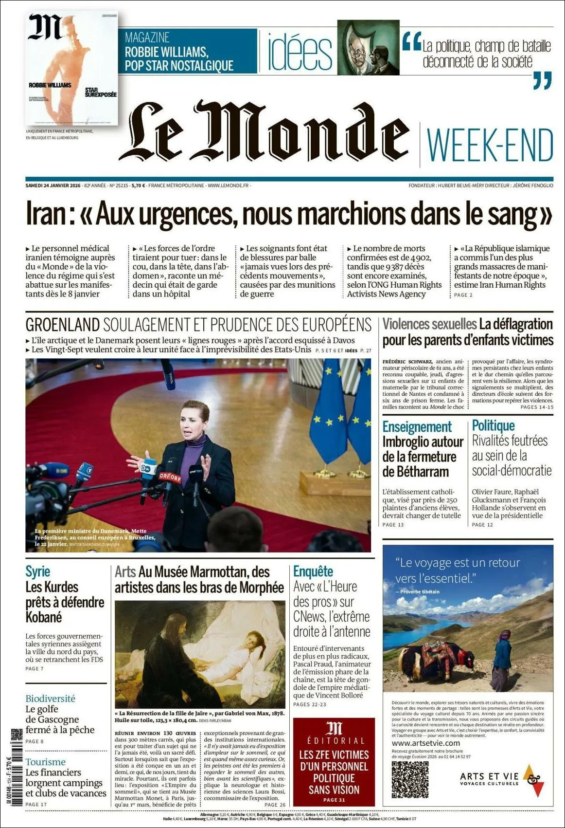 Portada de Le Monde
