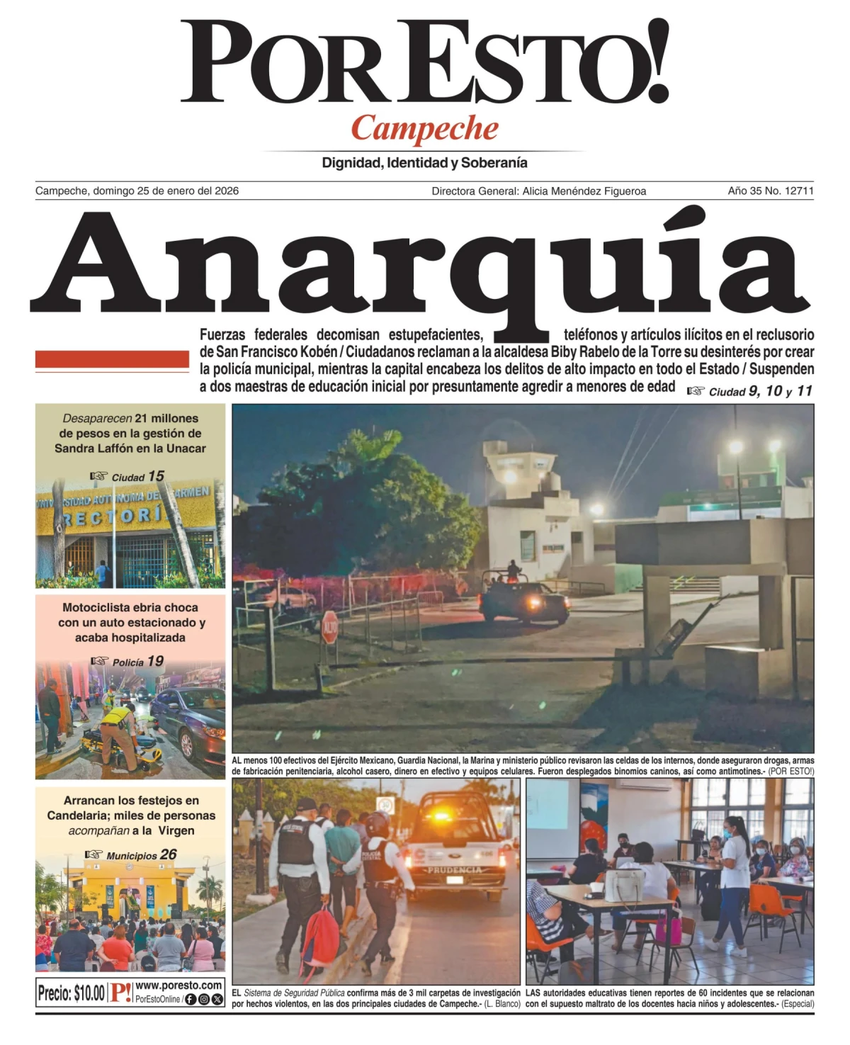 Portada de Por Esto (campeche)