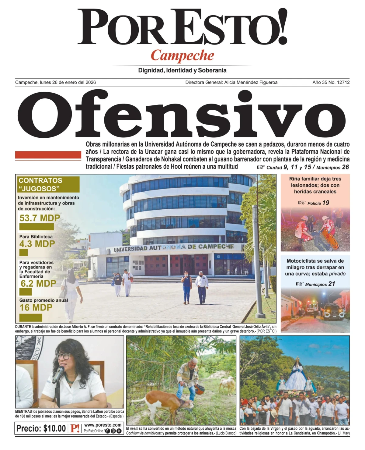 Portada de Por Esto (campeche)
