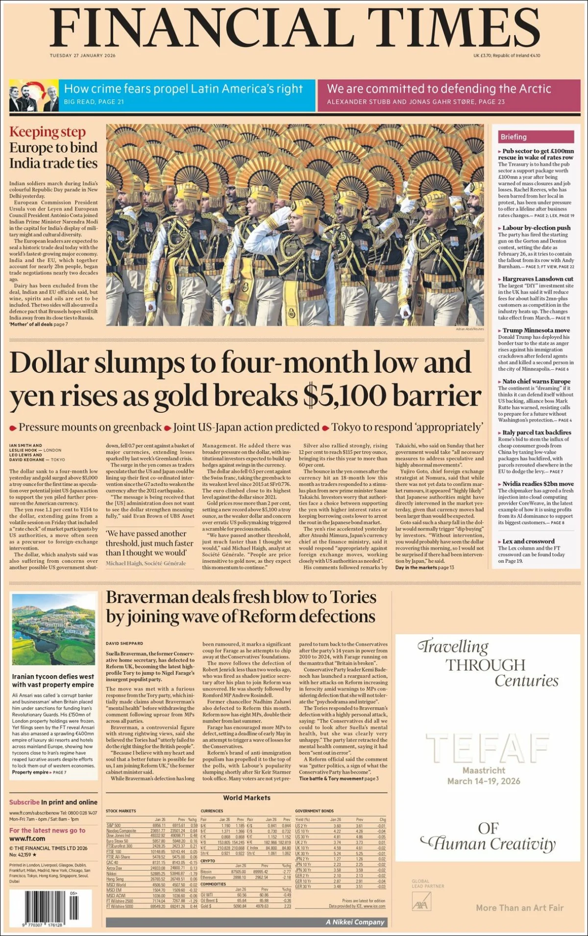 Portada de Financial Times