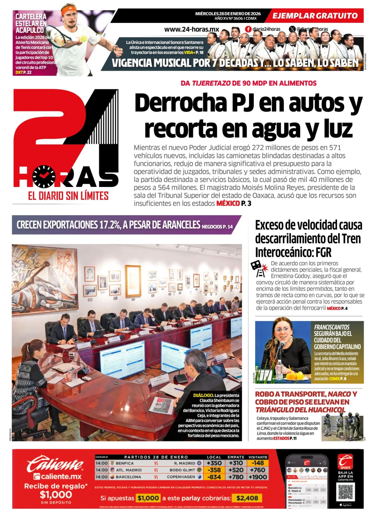 Portada de 24 Horas