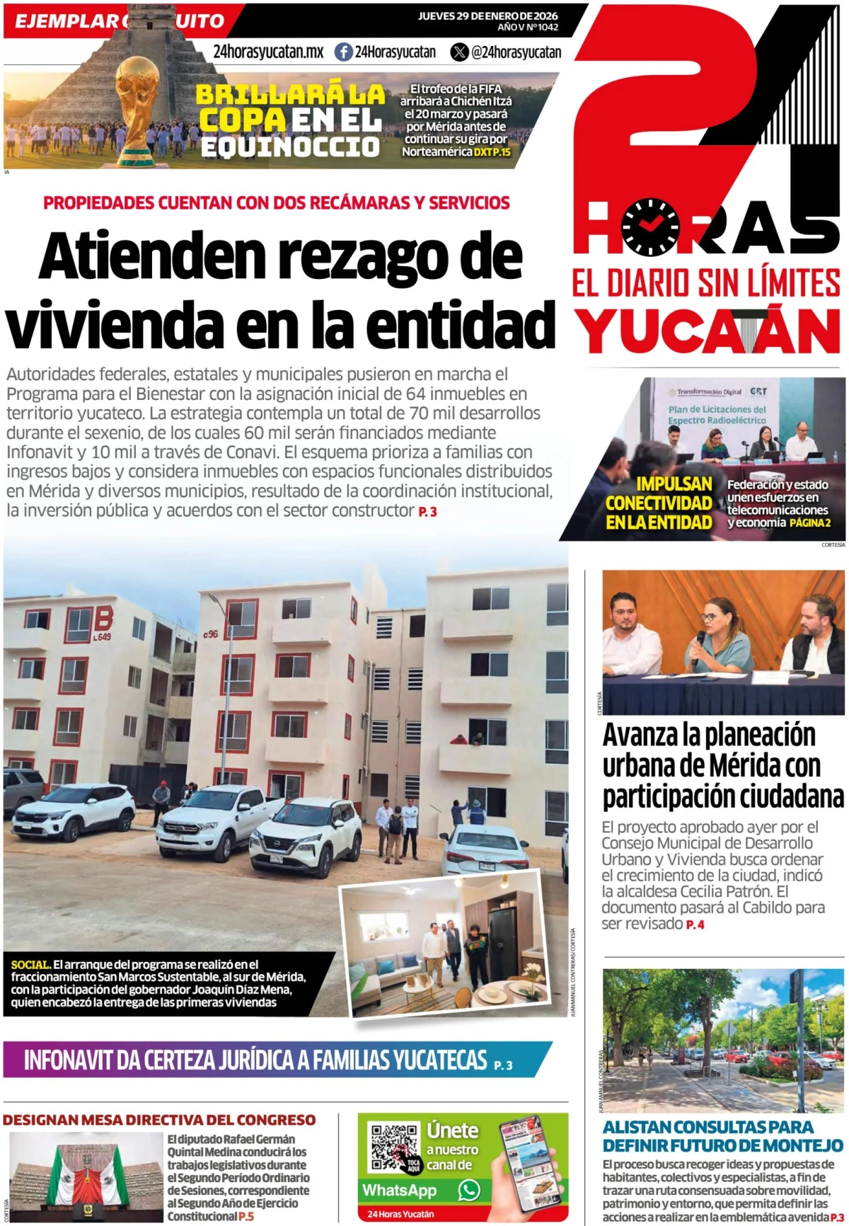 Portada de 24 Horas Yucatan