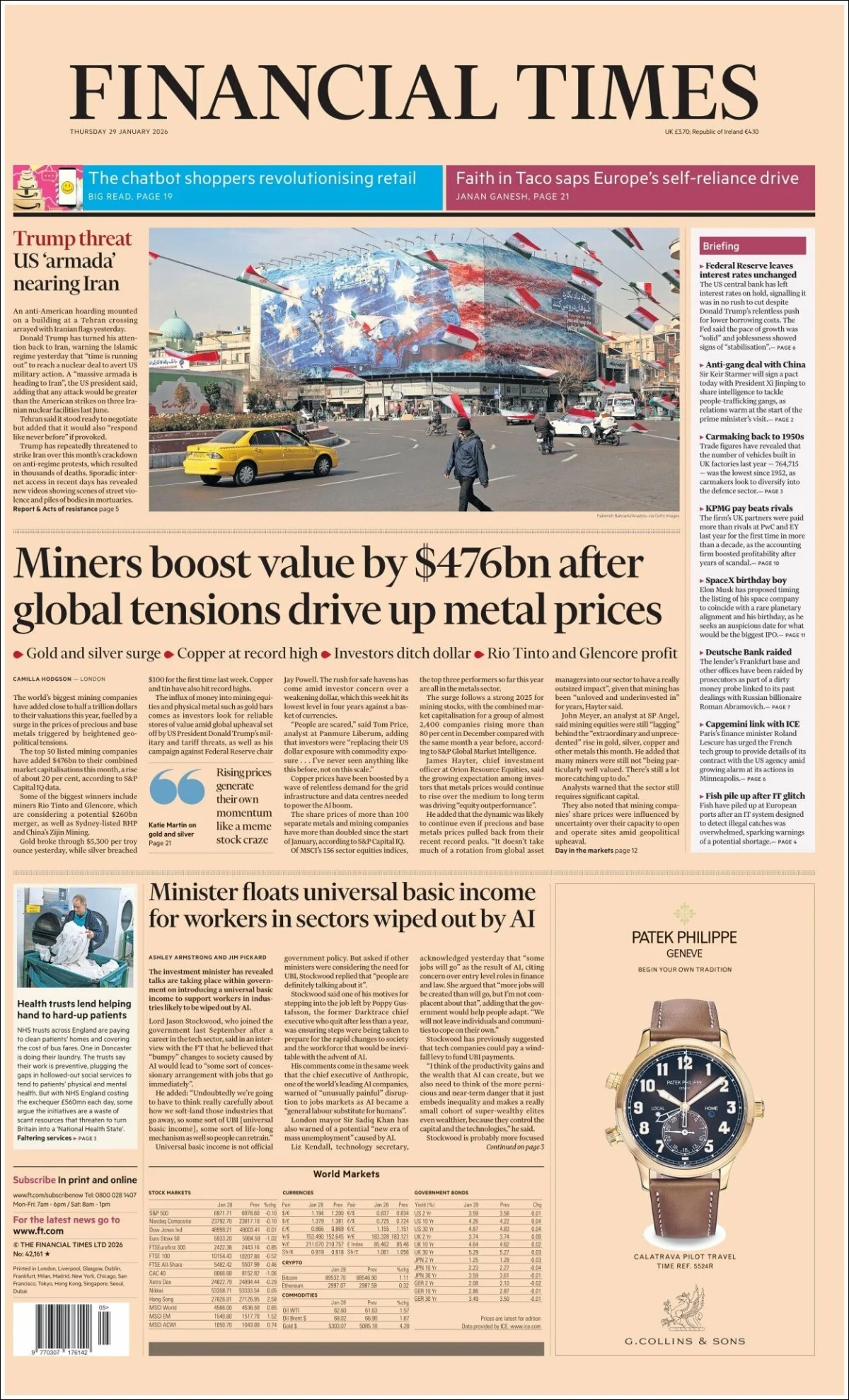 Portada de Financial Times
