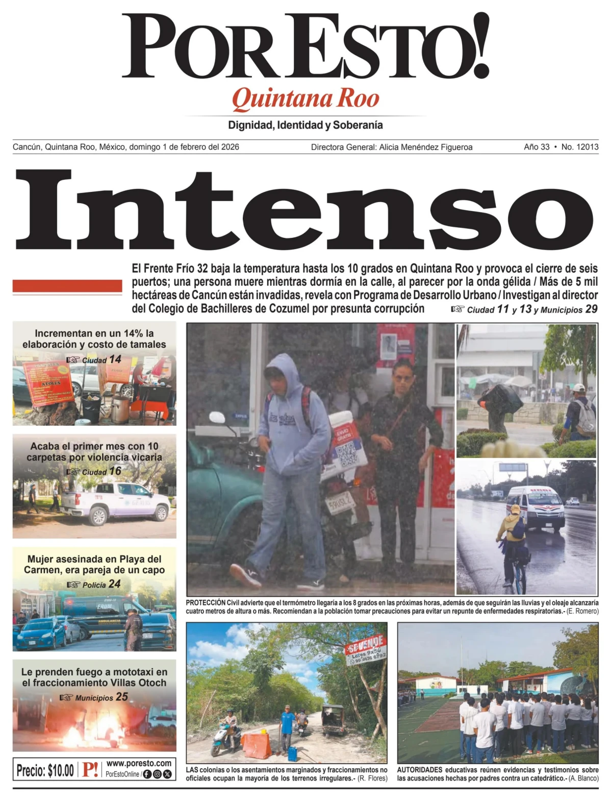 Portada de Por Esto (quintana Roo Cancun)