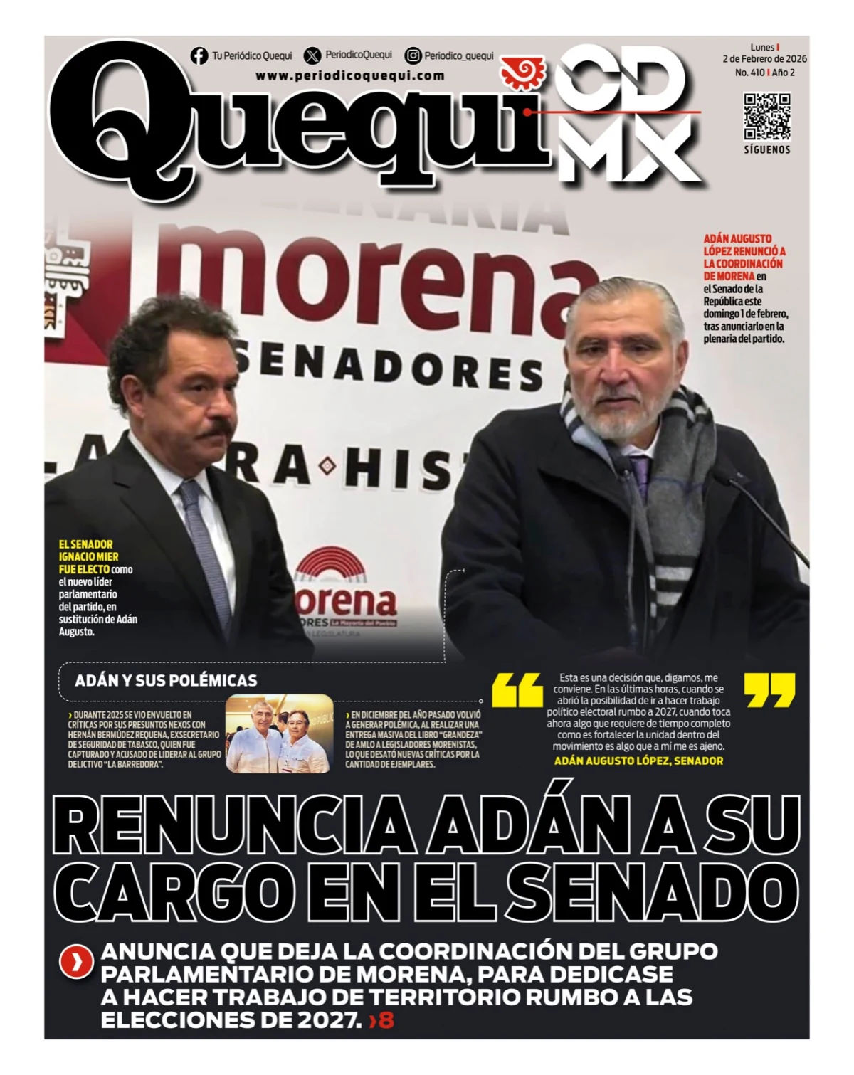 Portada de Quequi CDMX