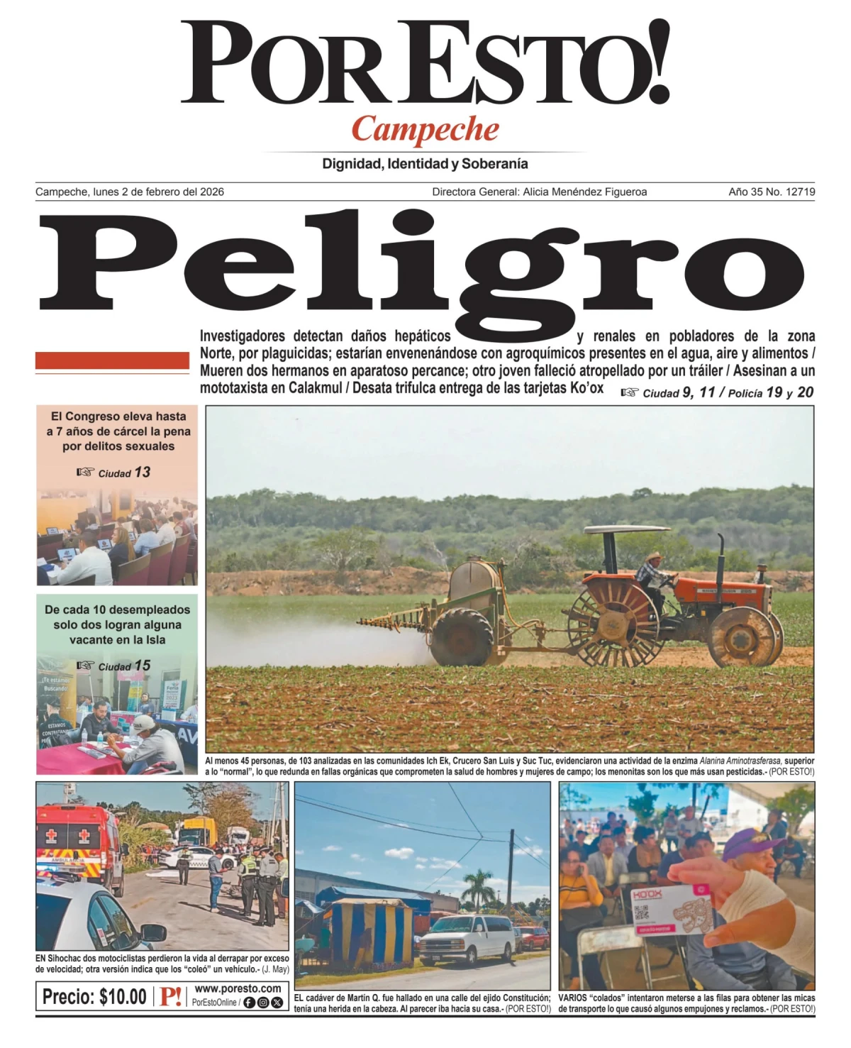 Portada de Por Esto (campeche)