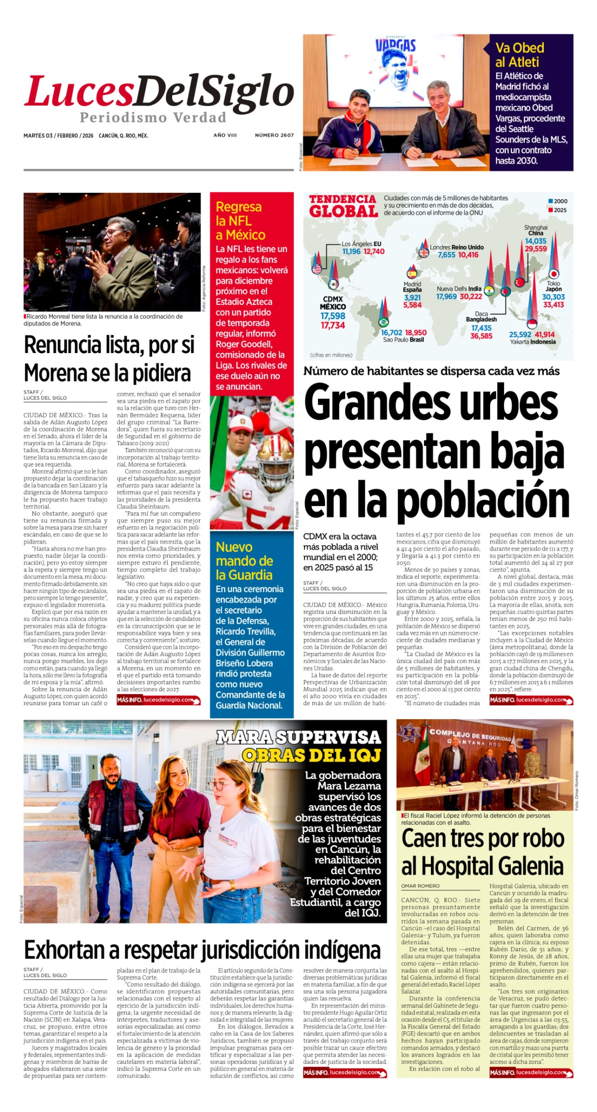 Portada de Luces del Siglo