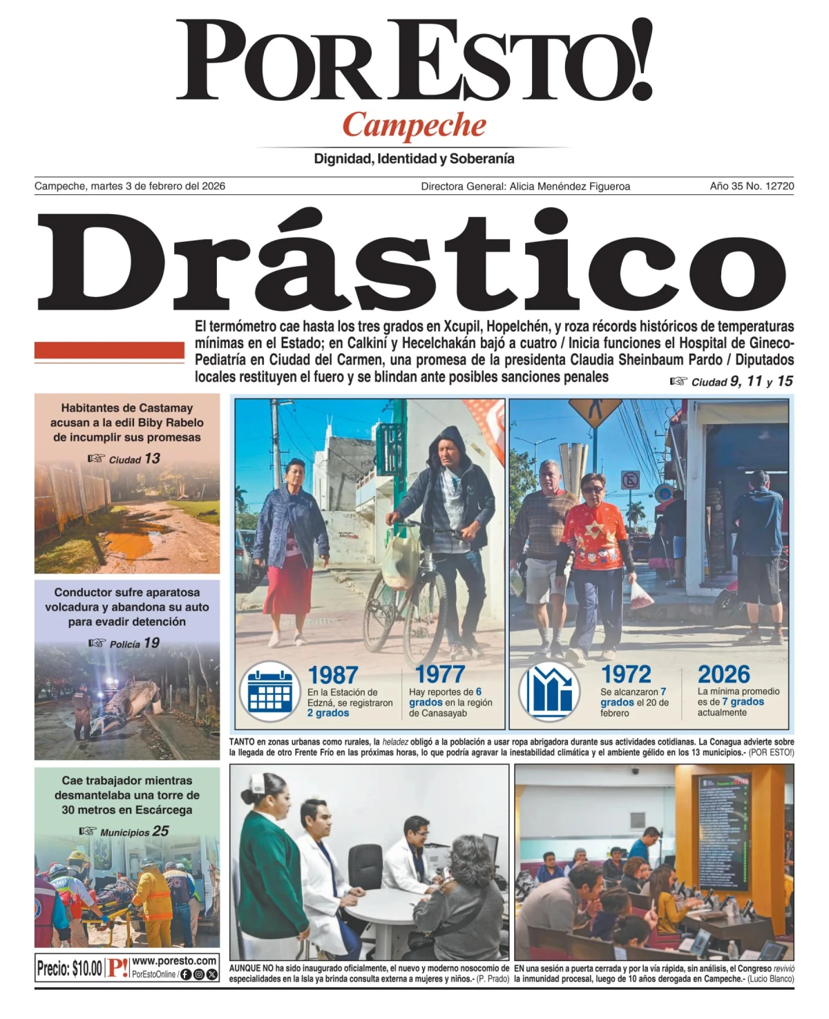 Portada de Por Esto (campeche)