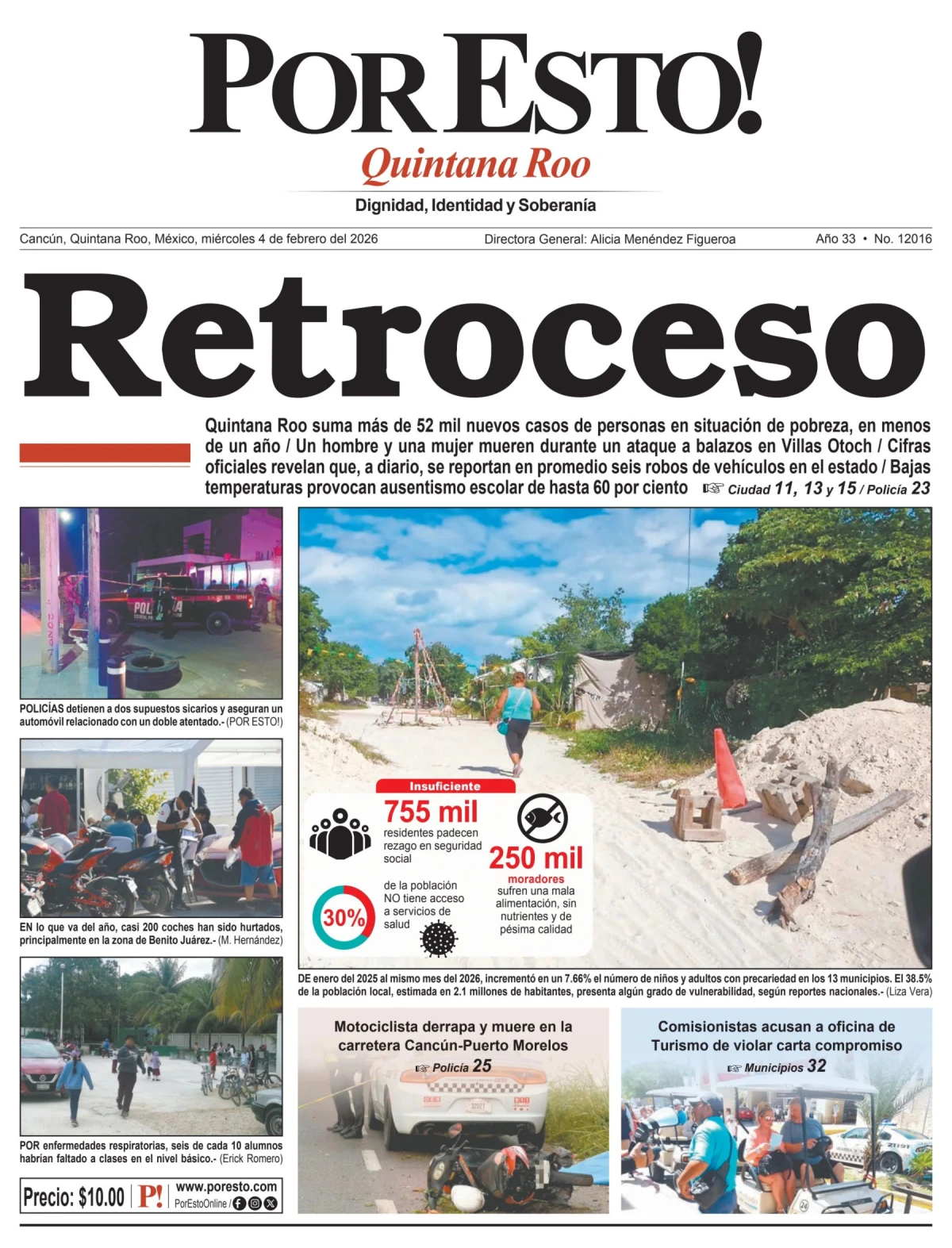 Portada de Por Esto (quintana Roo Cancun)