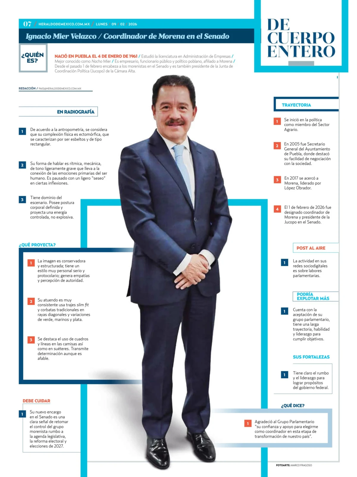 Portada de El Heraldo de Mexico