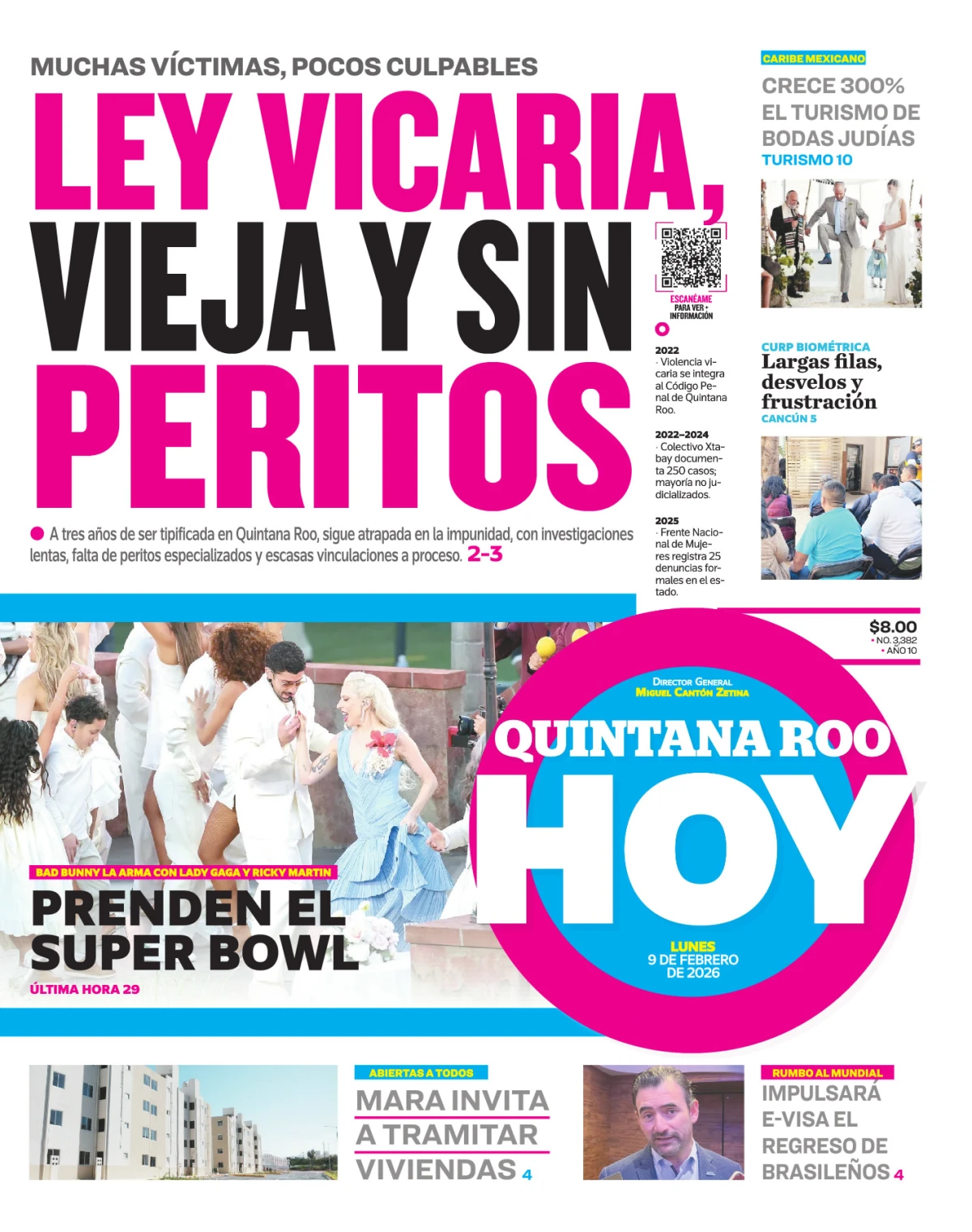 Portada de Quintana Roo Hoy (portada)