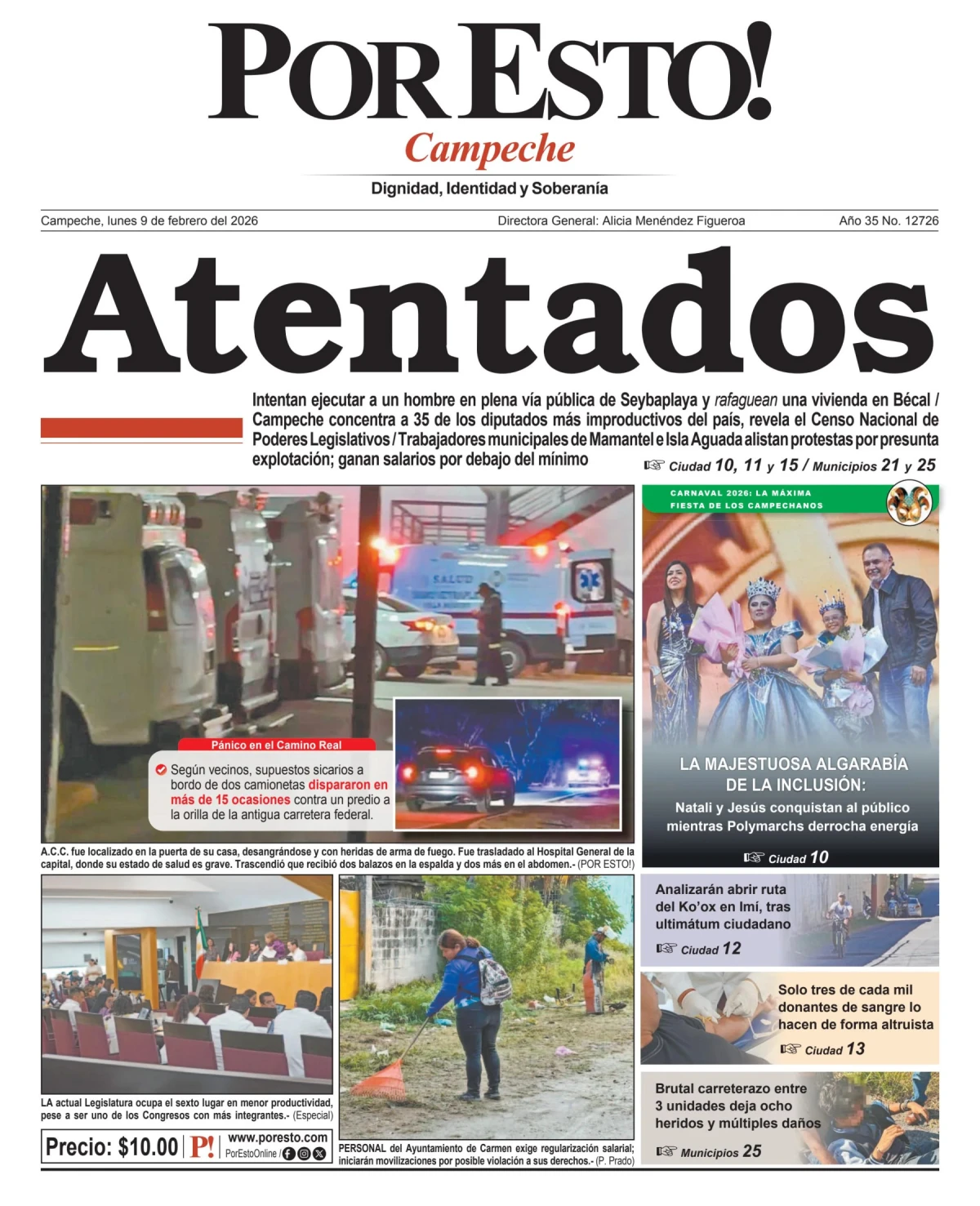 Portada de Por Esto (campeche)