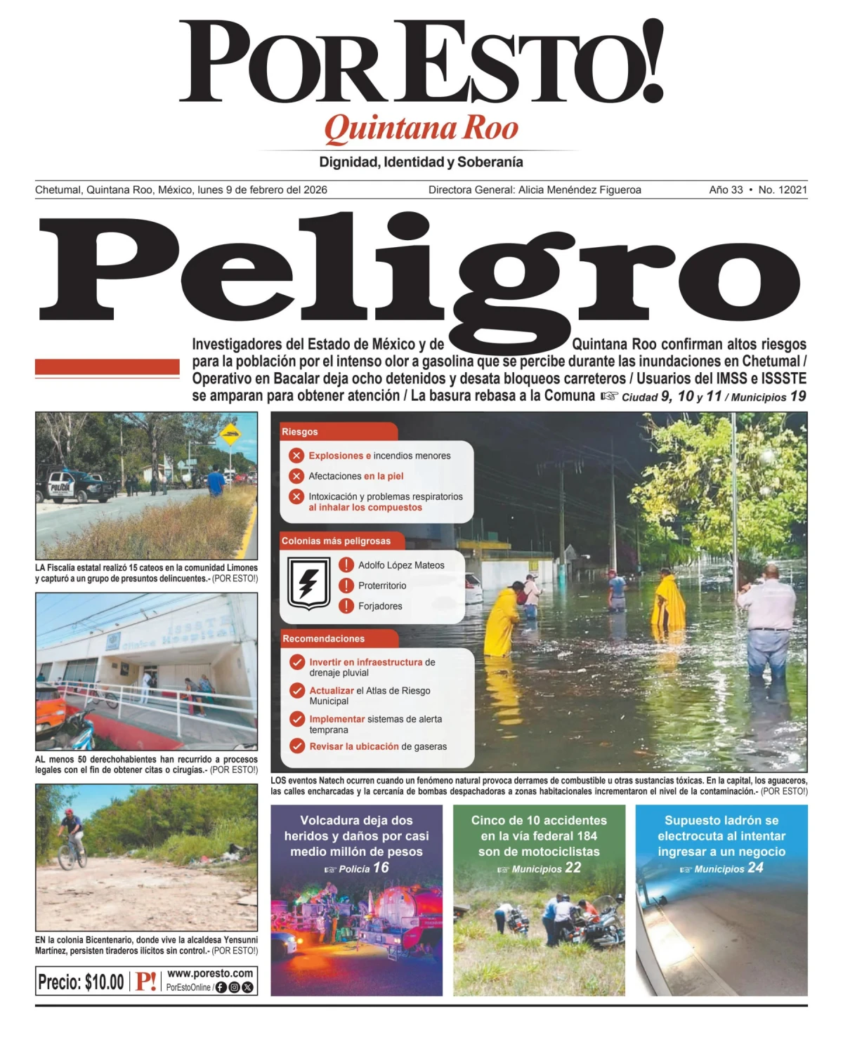 Portada de Por Esto (quintana Roo Chetumal)