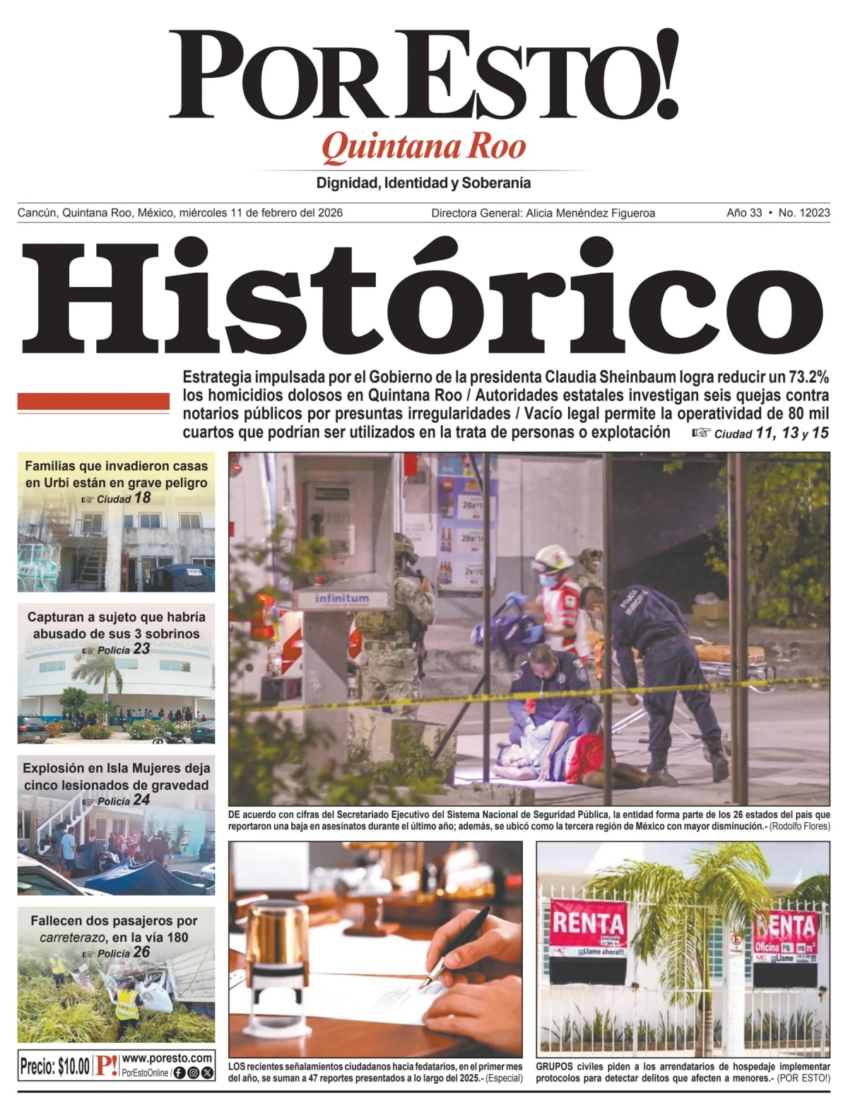 Portada de Por Esto (quintana Roo Cancun)