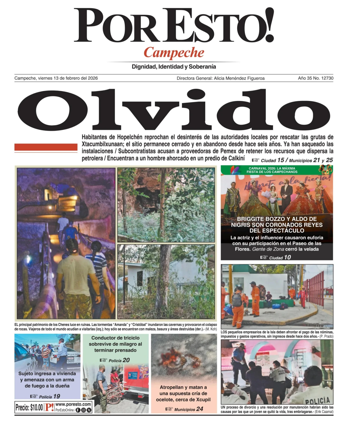 Portada de Por Esto (campeche)