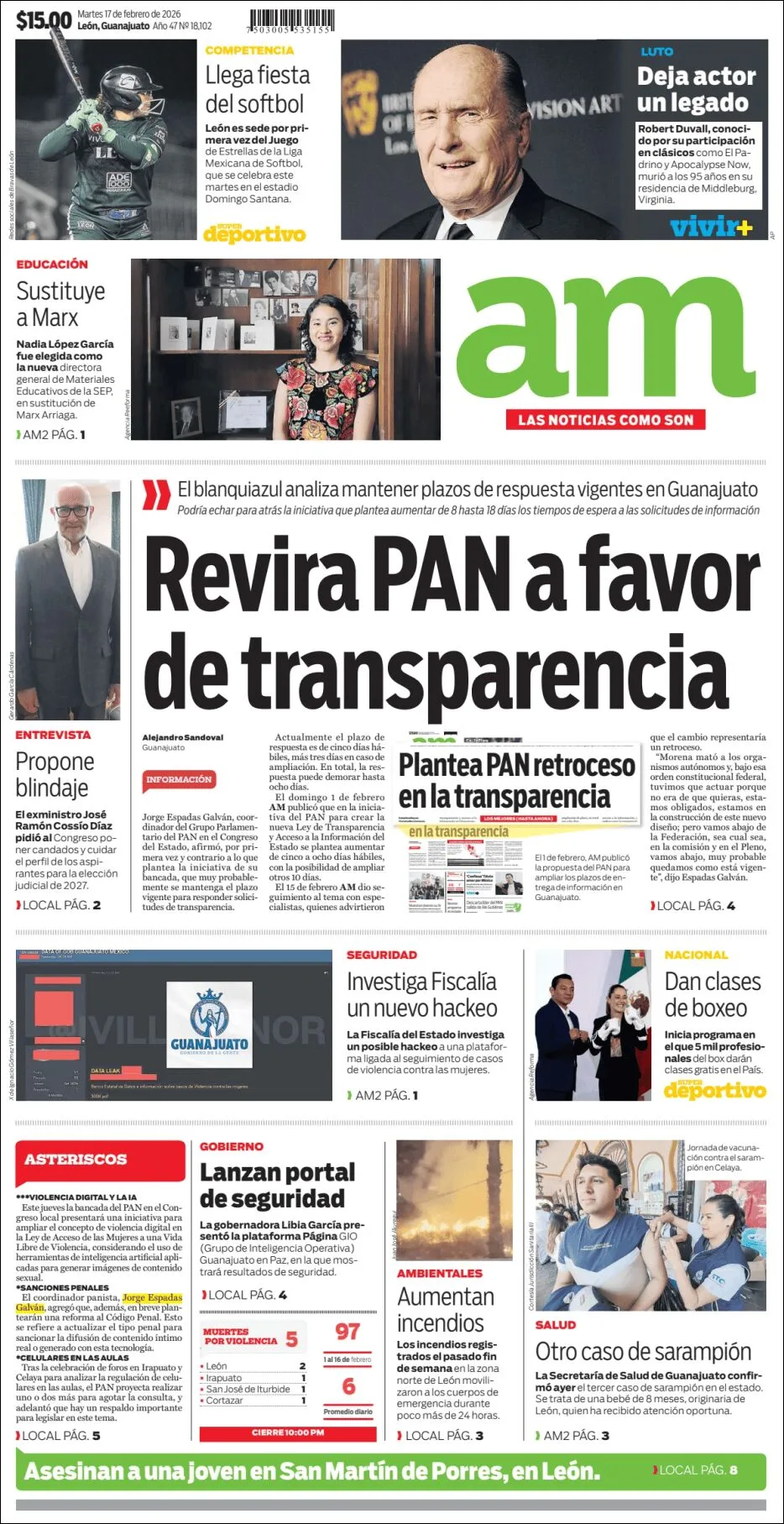 Portada de Am Corredor Industrial del martes, 17 de febrero de 2026