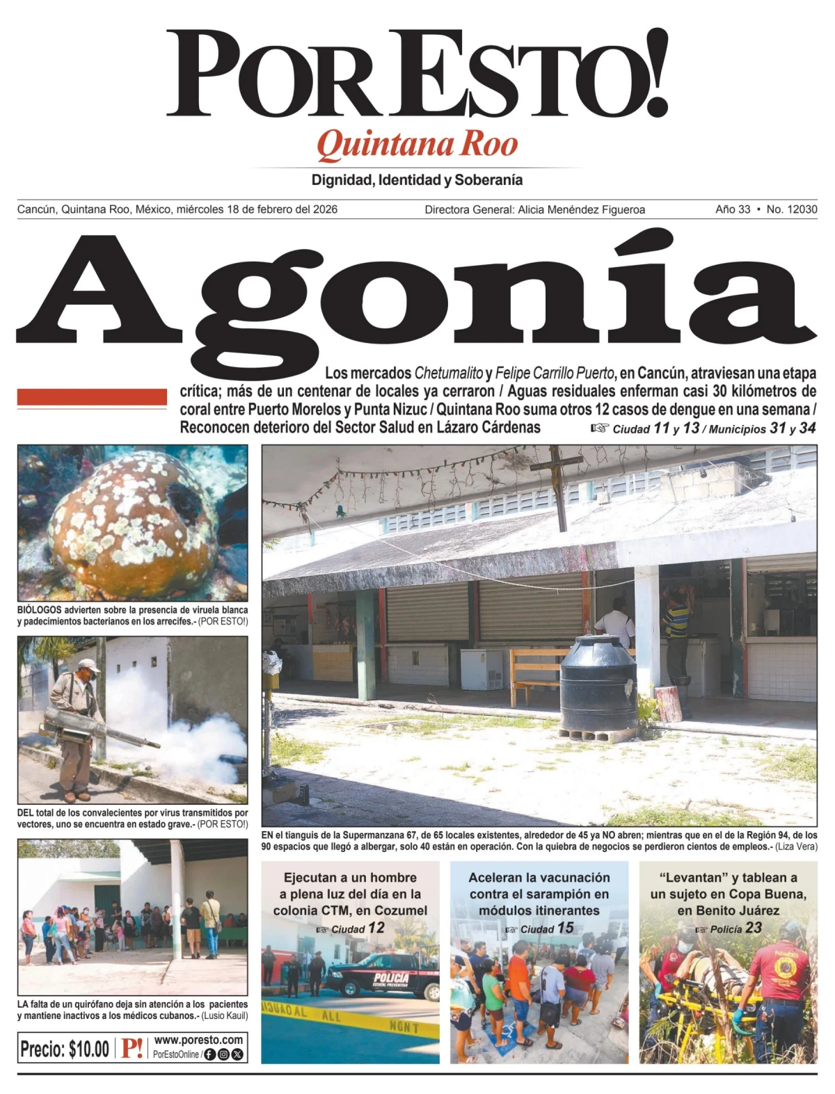 Portada de Por Esto (quintana Roo Cancun)