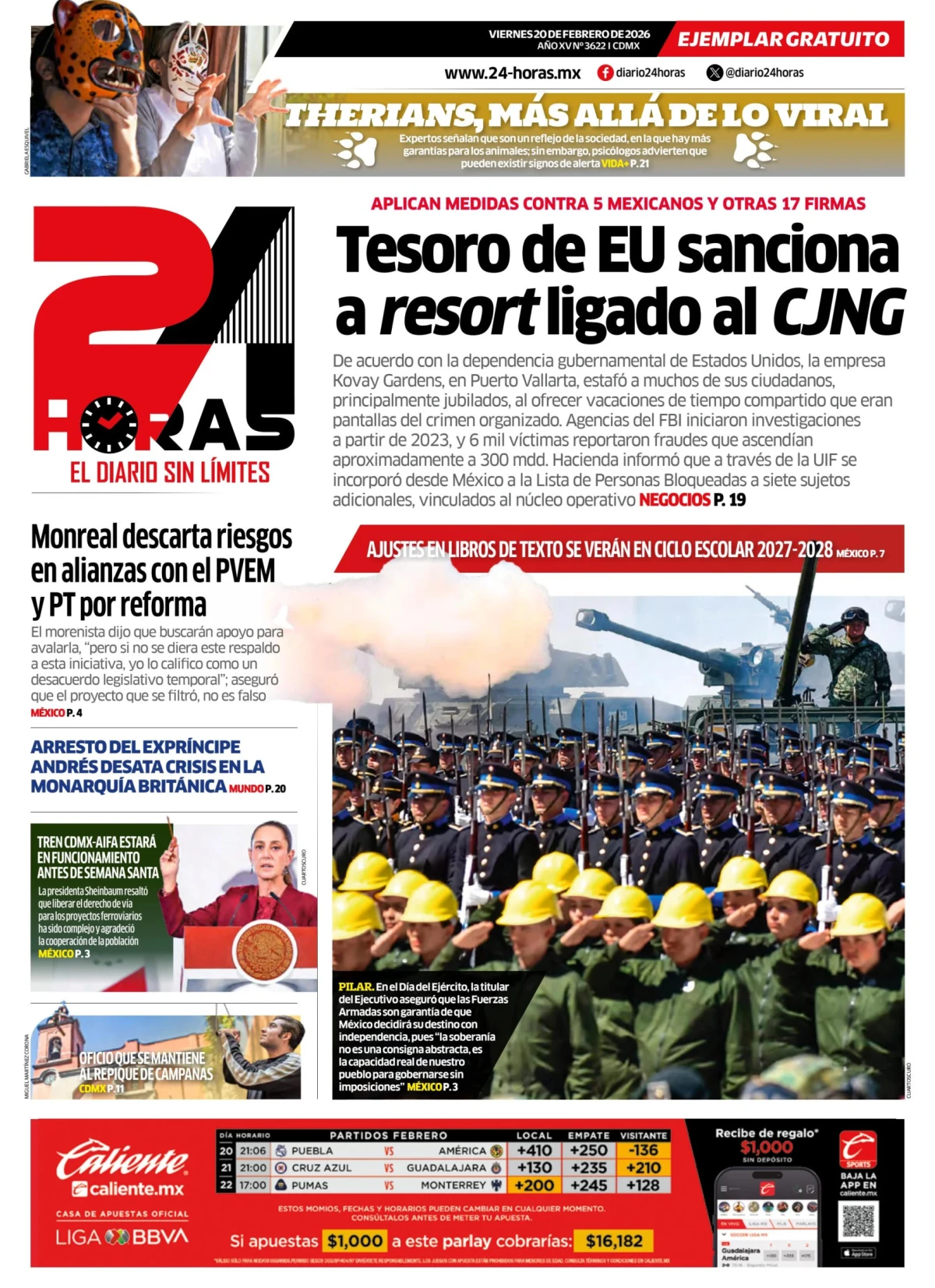 Portada de 24 Horas