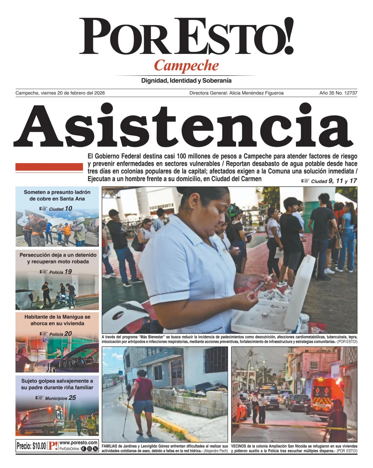 Portada de Por Esto (campeche)