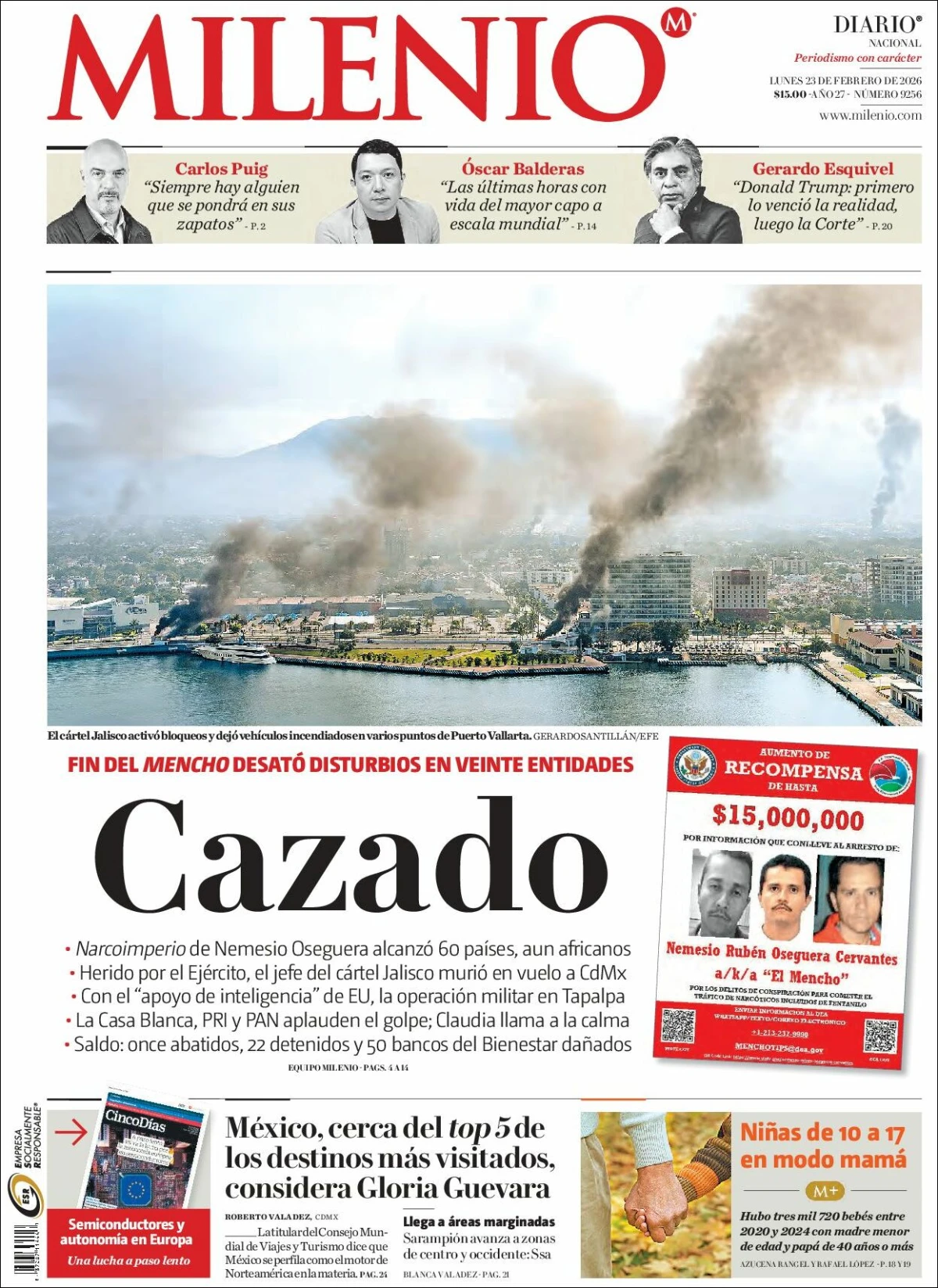 Portada de Milenio