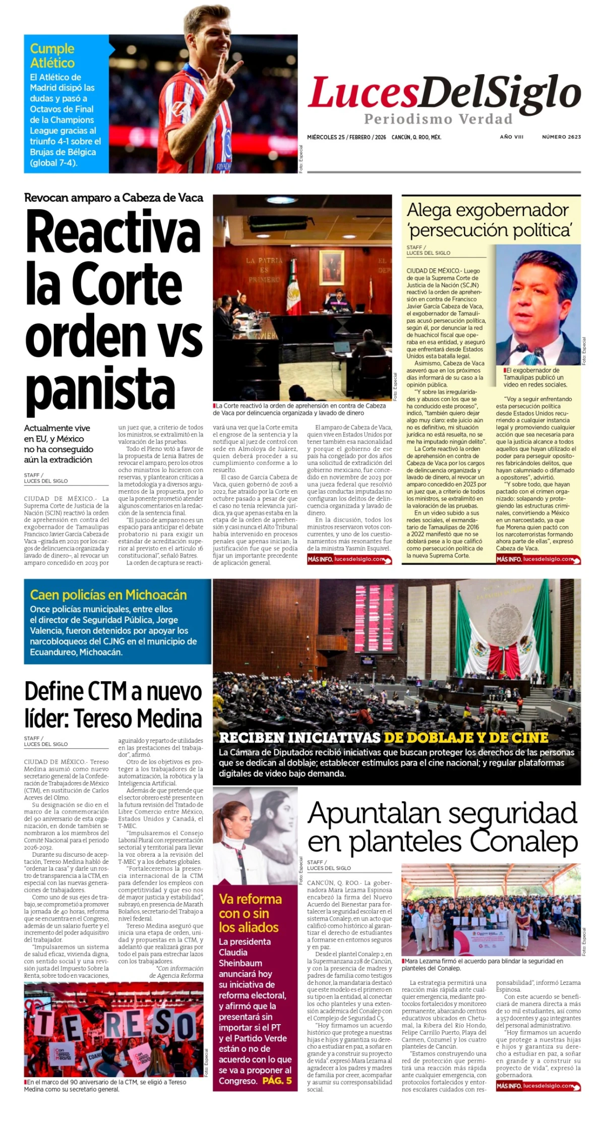 Portada de Luces del Siglo